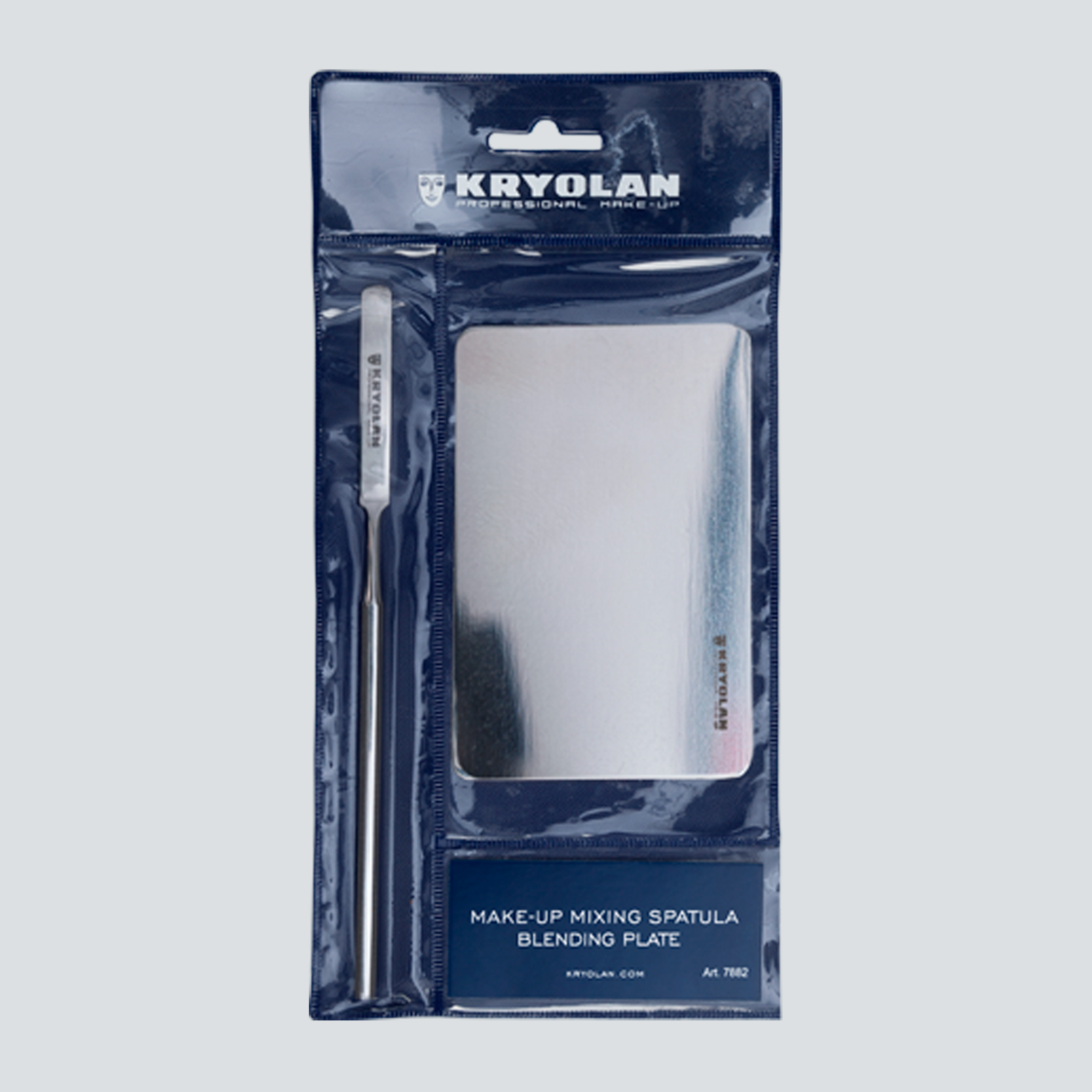 estapatula-k Set Paleta Mezcladora de acero inoxidable + espátula (marca Kryolan) - Imagen 1