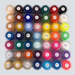 Kit 9 Maquillaje en crema individuales de 12grs x tono (marca Pierrot) - Imagen 2