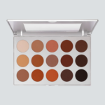 Paleta de Sombras Grande con espejo / 15 tonos / Smokey Brown / 37,5grs (marca Kryolan)