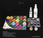 Kit 4 Maquillaje en crema individuales de 27grs x tono (marca Pierrot)