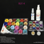 Kit 4 Maquillaje en crema individuales de 27grs x tono (marca Pierrot)