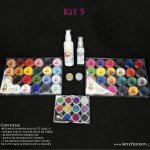 Kit 5 Maquillaje en crema individuales de 27grs x tono (marca Pierrot)