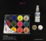 Kit 7 Maquillaje en crema individuales de 27grs x tono (marca Pierrot)