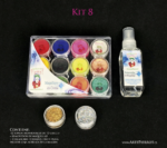 Kit 8 Maquillaje en crema individuales de 12grs x tono (marca Pierrot)