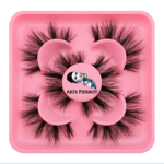 Pestañas Postizas Voluminizadas / 3 pares Efecto 3D / Modelo 1