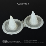 Prótesis de silicona / Encapsulado / Modelo Cuernos 3