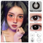 Par de Lentes con estuche (Mini Sclera 16mm) / Black Plus