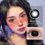 Par de Lentes con estuche (Mini Sclera 16mm) / Black Plus - Imagen 2