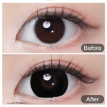 Par de Lentes con estuche (Mini Sclera 16mm) / Black Plus - Imagen 4