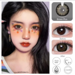 Par de Lentes con estuche (Mini Sclera 16mm) / Brown Plus