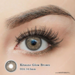 Par de Lentes con estuche / Kitsune Glow Hazel Brown - Imagen 2