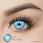 Par de Lentes con estuche (Mini Sclera 17mm) / Aqua Man