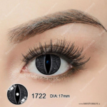 Par de Lentes con estuche (Mini Sclera 17mm) / Black Lizard