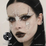 Par de Lentes con estuche (Mini Sclera 17mm) / Black Lizard - Imagen 2