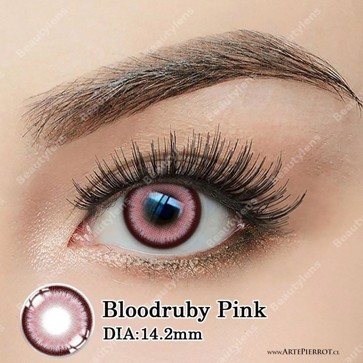 Lentes_catalogo2026_Bloodruby Pink Par de Lentes con estuche / Bloodruby Pink - Imagen 1