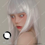 Par de Lentes con estuche (Mini Sclera 17mm) / Dark Dracul - Imagen 2