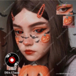 Par de Lentes con estuche (Mini Sclera 17mm) / Red Ghoul - Imagen 2