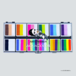 Aquacolor / Paleta 12 Potes Arcoiris / Tonos Aurora Boreal / Marca Arte Pierrot