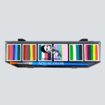 Aquacolor / Paleta 6 Potes / Tonos E (Tipo Arcoiris) Marca Arte Pierrot