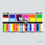 Aquacolor / Paleta 12 Potes Arcoiris / Tonos Espectro de Luz / Marca Arte Pierrot