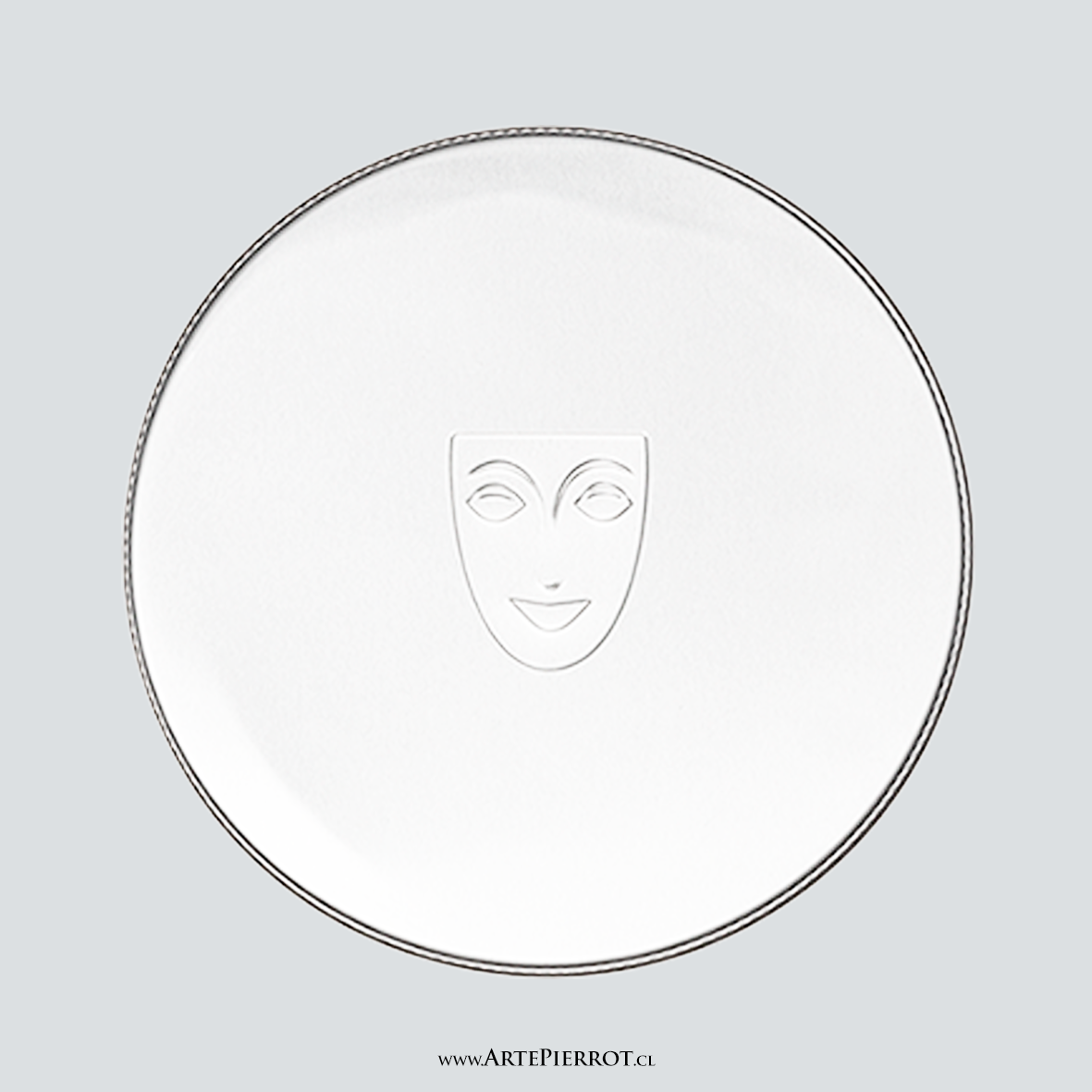 Borla blanca 6 cm Kryolan Borla para polvo / básica blanca 6cm ø Marca Kryolan - Imagen 1