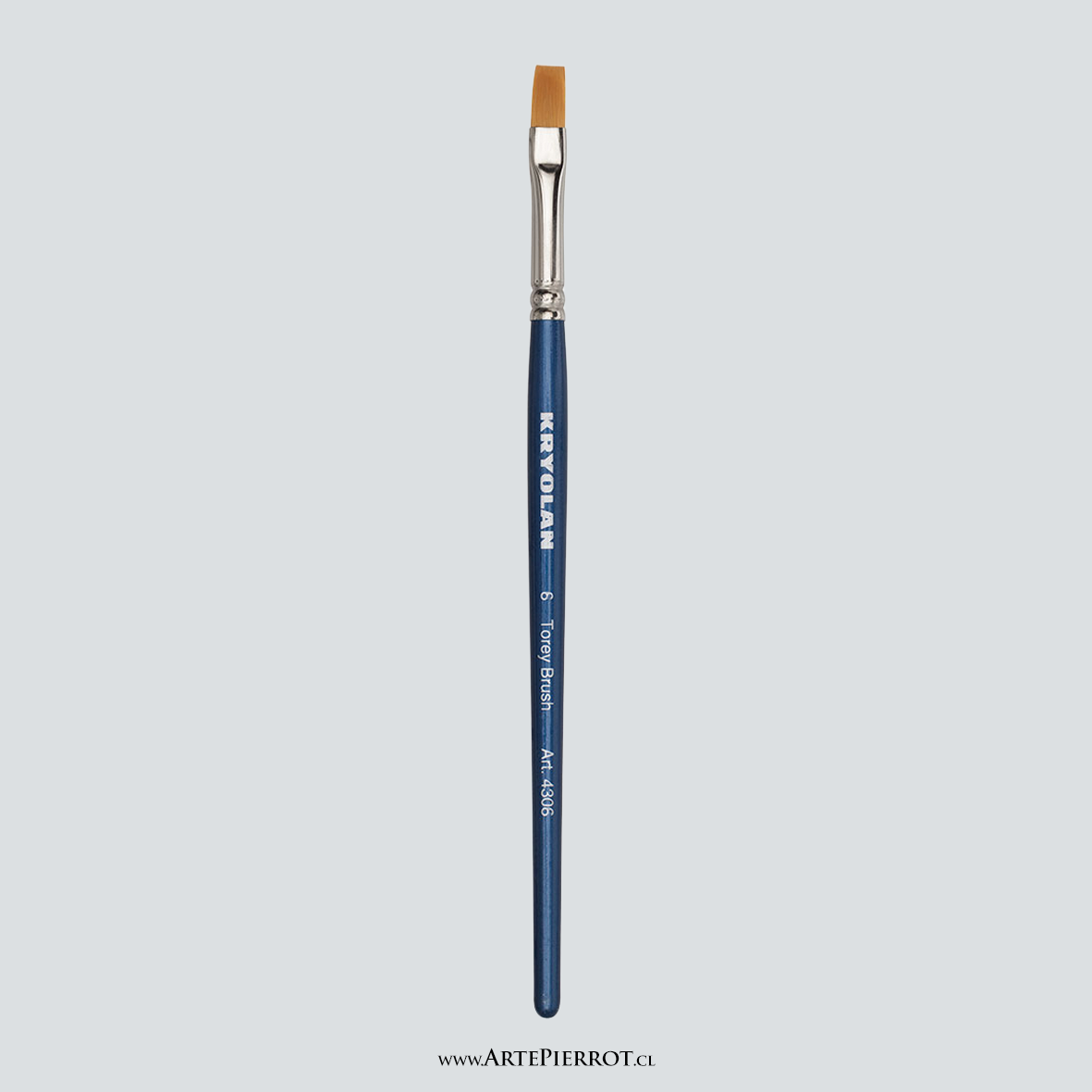 Pincel 6 Torey Brush Kryolan Pincel plano Torey 6 / Kryolan - Imagen 1